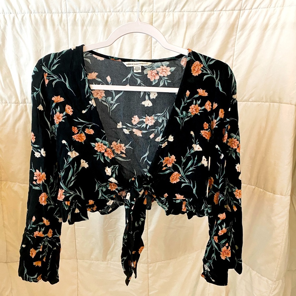 American Eagle Tie Top